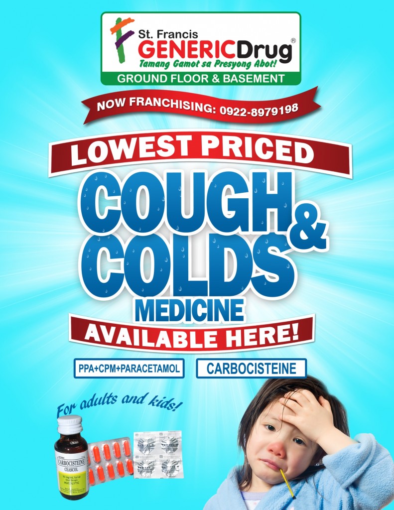 Cough and Colds Poster